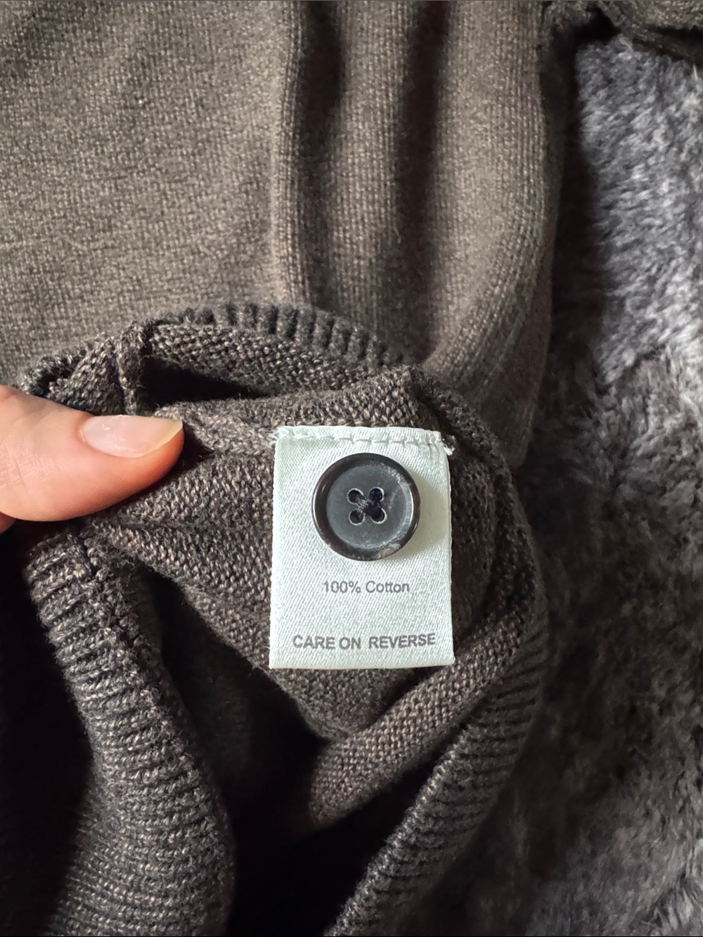 Billy Reid Shawl Collar Long Sleeve Sweater - Picture 2 of 3